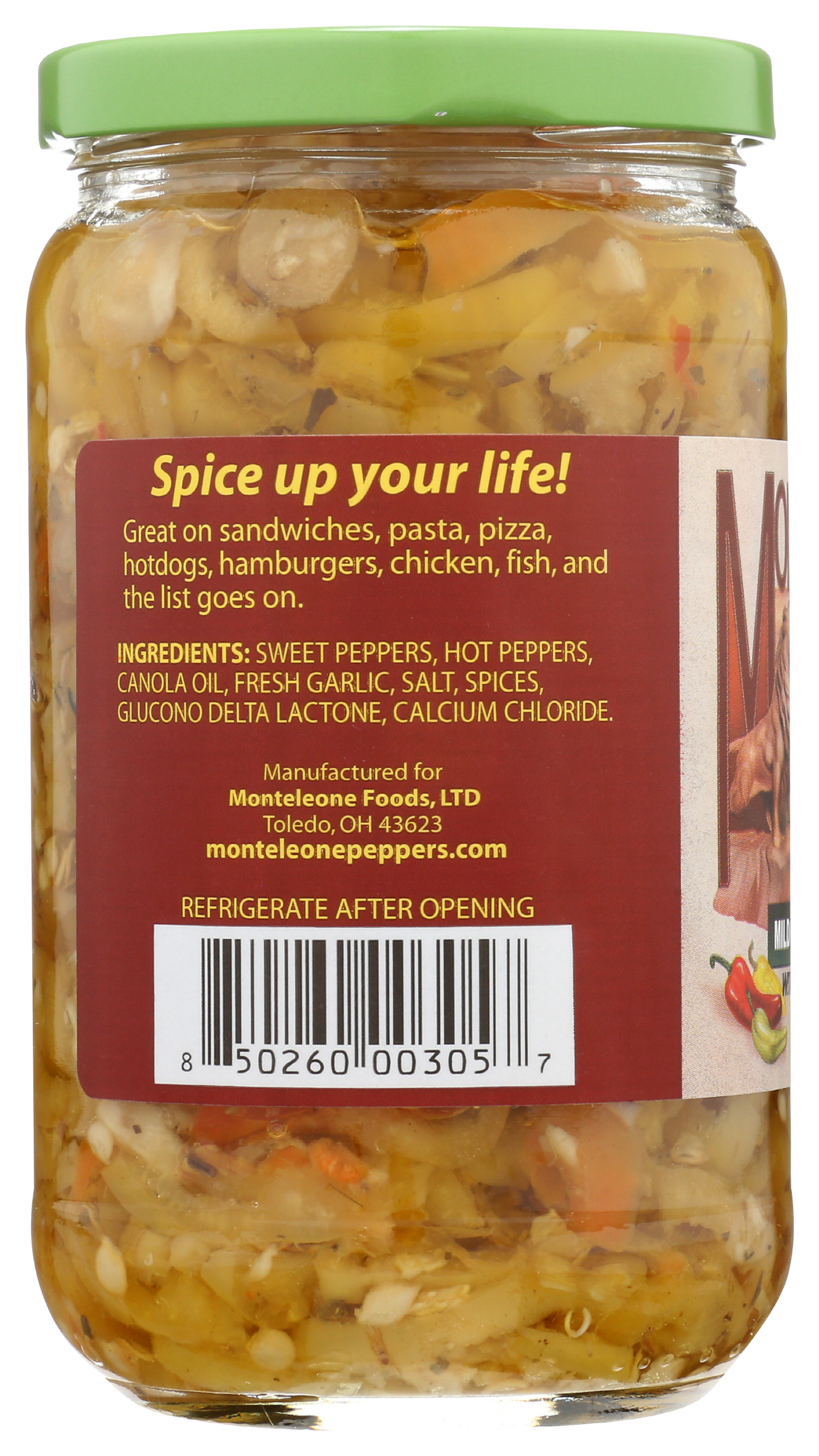 Mild Peppers in Oil