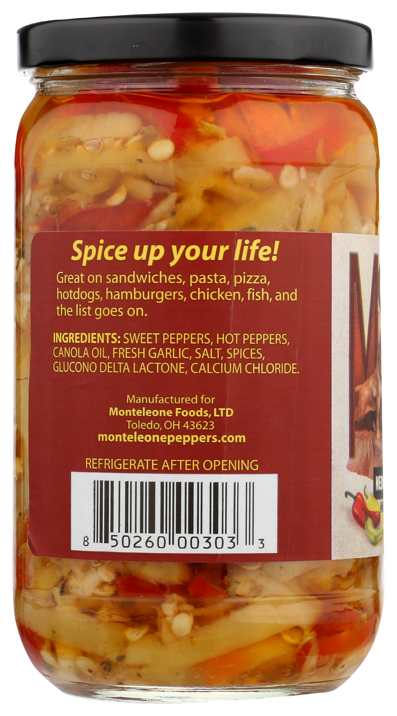 Medium Peppers in Oil